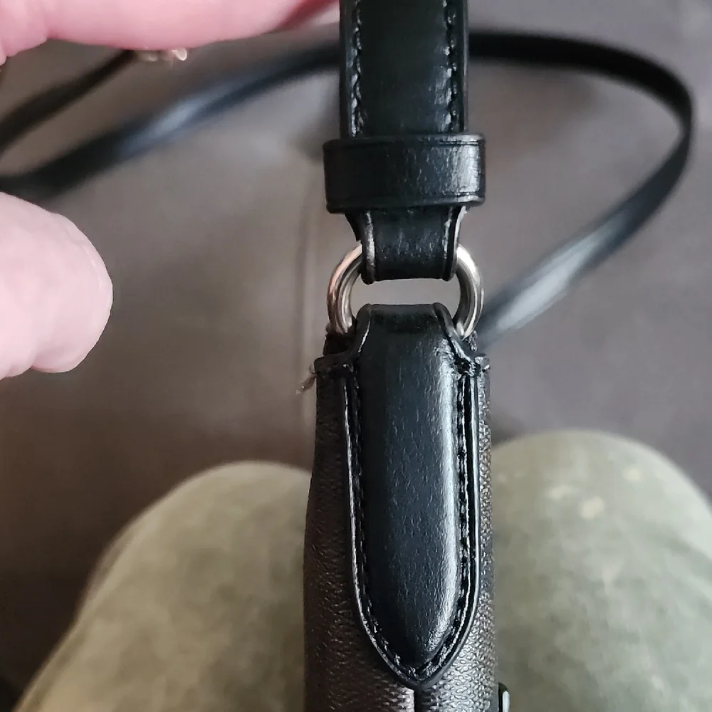 Coach Black and Brown Crossbody Bag - Picture 4 of 16